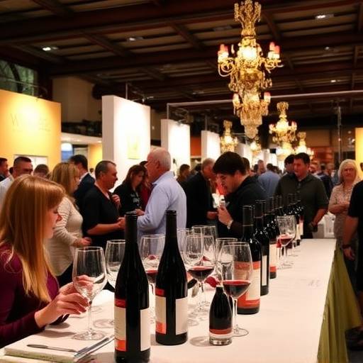 Degustazione di vini al Vinitaly di Verona
