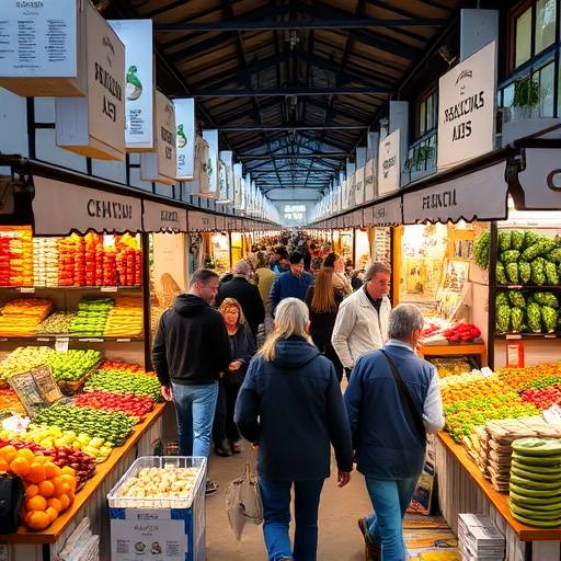 Stand espositivi alla fiera agricola di Bergamo