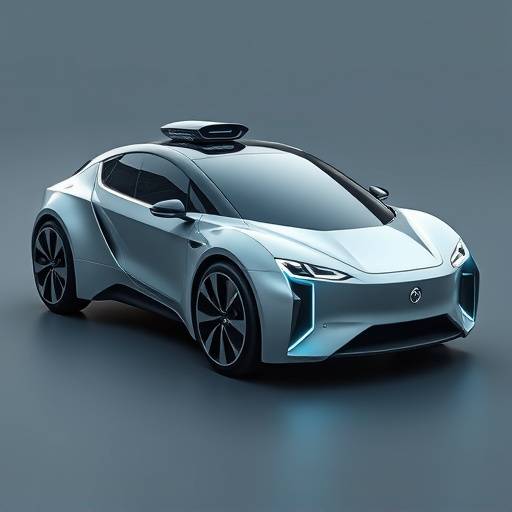 Un prototipo di auto elettrica a guida autonoma